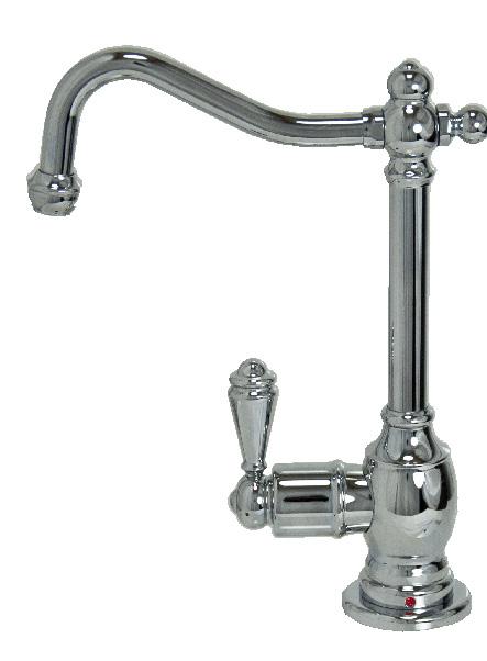 5-3/ 7-1/ 9-1/2 6-1/2 9-1/ Hot Water Faucet with Traditional Double Curved Body & Curved Handle & Little Gourmet Premium Hot Water Tank MT1100DIY-NL