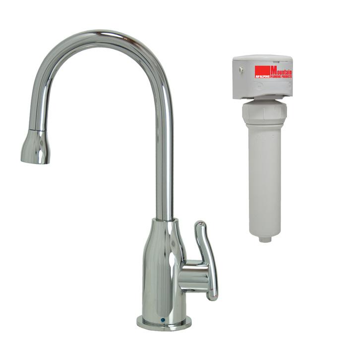 See the Mountain Pure Water Filtration System on Page 207 4-9/16 MT1803FIL-NL Point-of-Use Drinking Faucet with Contemporary Round Body & Handle (90 Spout) &