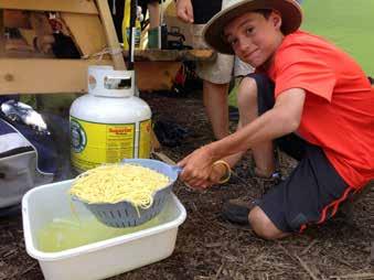 3 Competencies 3.1 I can help others learn about camping. 3.2 I can audit my personal gear for camp. 3.3 I can pack a bag for camp. 3.4 I can help plan a basic balanced meal for camp. 3.5 I can demonstrate how to store food at camp.