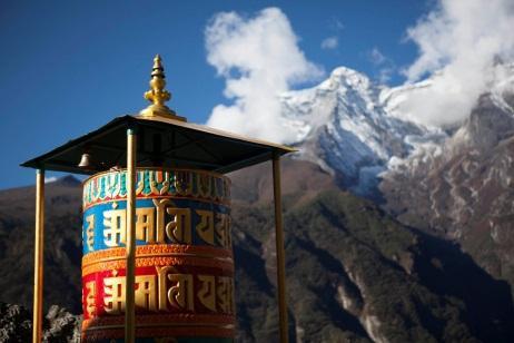 From here the road continues with a strong rise before making the final steep climb to lead you to Sherpa capital of Namche Bazaar, a vibrant town situated at elevated altitude on the traditional