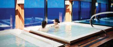 Exclusively on Diamond Princess, it is the largest Japanese bath of its kind at sea and offers guests a chance to experience a popular Japanese