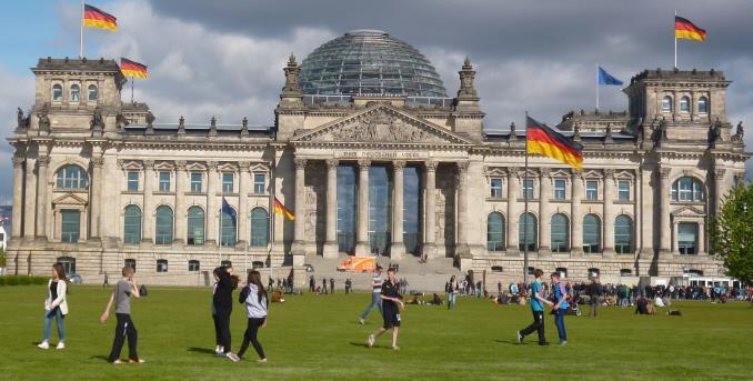 we d been so far. Also we went to the Reichstag (the German Parliament Building).