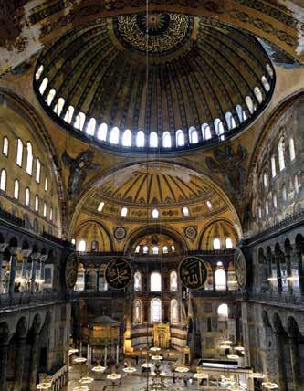 Must See Places in Istanbul Hagia Sophia Built in the 4th century, Hagia Sophia is one of the most impressive land marks of Istanbul.