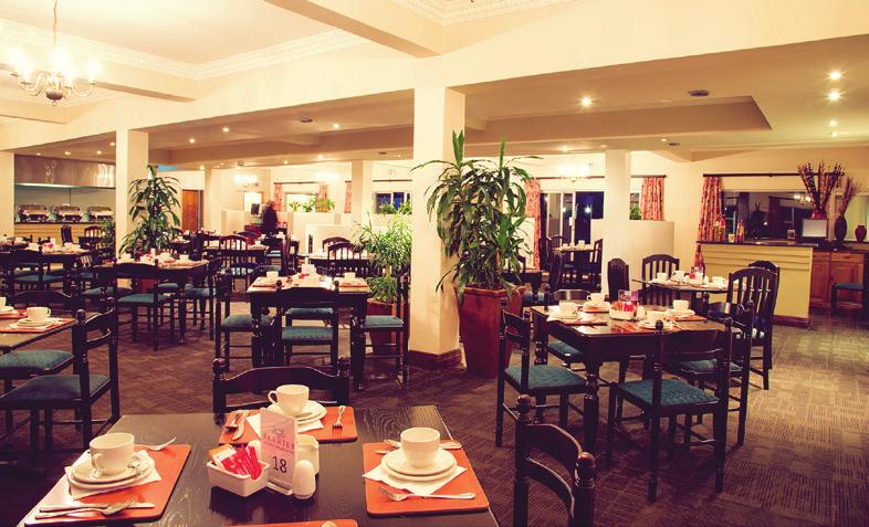 Guests at the Premier Hotel Pinetown are treated to delicious cuisine in the Saratoga Restaurant