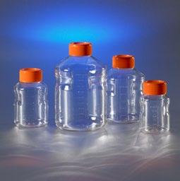 Choose from seven styles: Corning round Polystyrene (PS) low profile bottles with easy grip design for superior handling and stability Costar traditional Polystyrene (PS) storage bottles with smooth