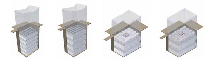 7 24 48 431733 500 ml Natural 34.7 12 24 431734 1L Natural 34.7 12 24 Tamper-evident screw cap Bottles are packaged in convenient, shrink-wrapped trays within an outer bag to ensure cleanliness.