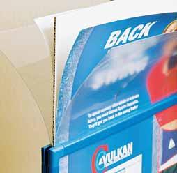 INSERT PANEL MATERIAL Lightweight foam centered boards As a convenience to our customers, we offer a variety of insert panel materials including foam boards, poster pockets, and our own tough, rigid
