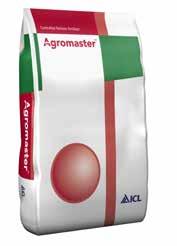 Release Technology Izboljšana uspešnost pridelave enostavna uporaba Nabor gnojil Agromaster vsebnost hranil oblika kalija delež oplaščenega dušika čas sproščanja N pri 21 C tal pakiranje