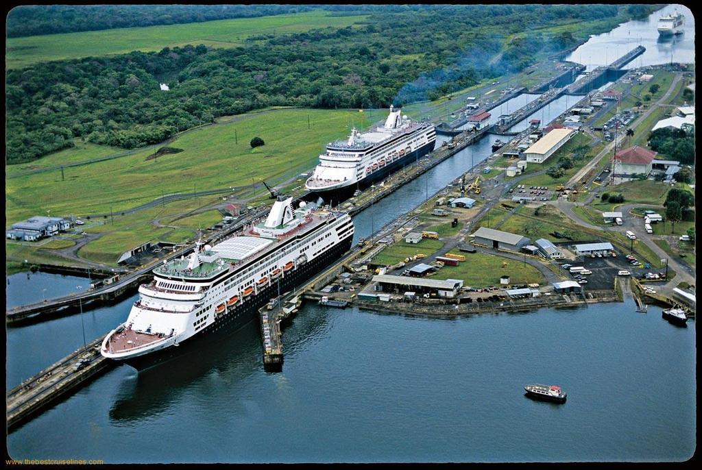 Panama Canal Canal that cuts through