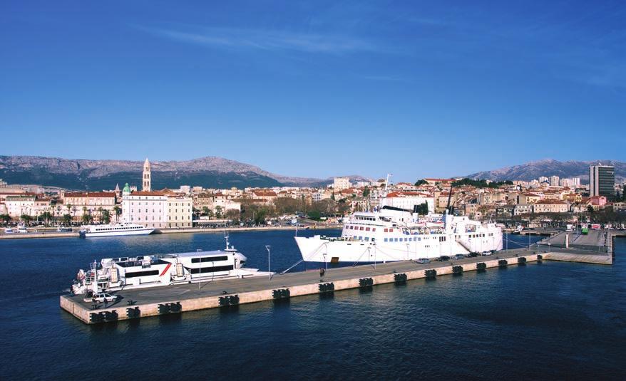 Ferry ports T Zadar, Split and Rijeka 9 July, 16 July, 23 July, 30 July, 6 August,