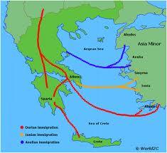 Pros of the Dark Ages of Greece PopulaLon spread to new areas-spread culture Dorians invaded