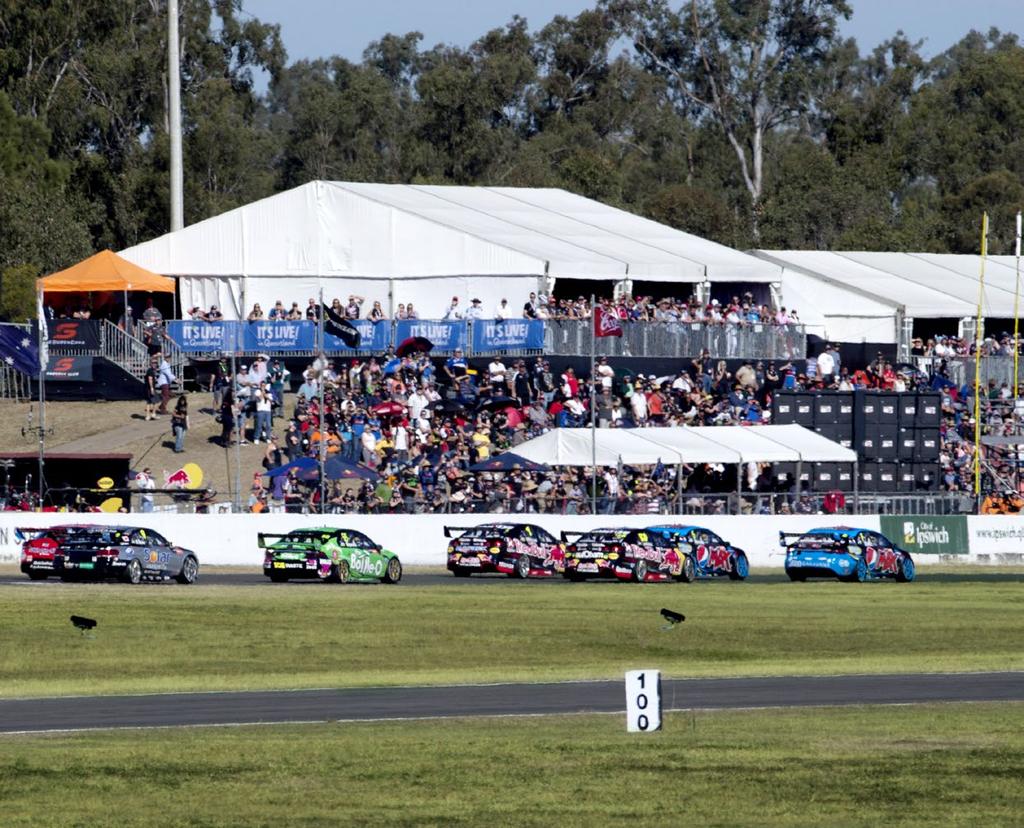 COATES HIRE IPSWICH SUPERSPRINT Queensland Raceway Queensland 22nd-24th July 2016 The Virgin Australia Paddock Club at Queensland Raceway offers guests an exceptional viewing experience.
