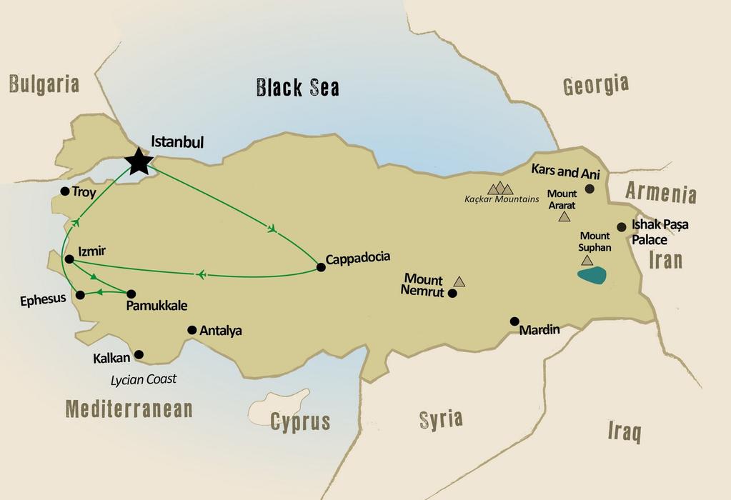 Your Itinerary Map