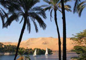 A JOURNEY INTO ANTIQUITY EGYPT & JORDAN BY PRIVATE PLANE December 30, 2012 January 13, 2013 (14 NIGHTS / 13 DAYS) Feluccas on the Nile (above).