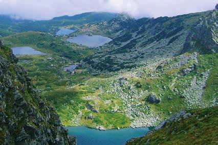The Seven Rila Lakes Description The Seven Lakes of the Rila Mountain are a specific lake complex of glacial origin and are among a few such formations in Bulgaria and in South Europe.