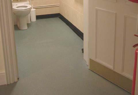 0.87 metres Transfer to the toilet is from the right from a seated position (0.74 metres between wall and side of toilet) The height of toilet (floor to seat) is 0.