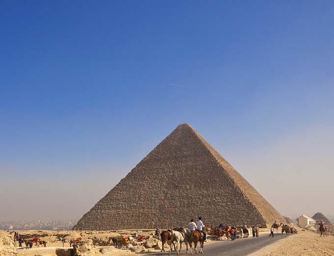 The Great Pyramid The Great Pyramid of Khufu is the largest and oldest of the Pyramids of Giza. It was built around 2589 bc. About 2.