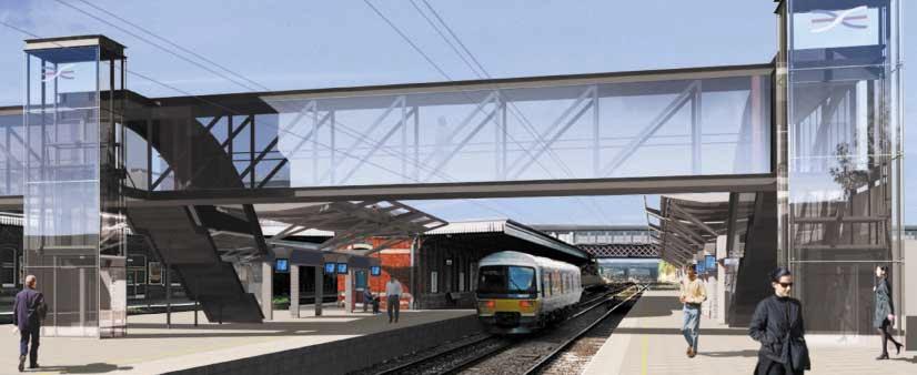 The works proposed at Slough station include: Rearranged southern ticket hall with new ticket gates and ticket