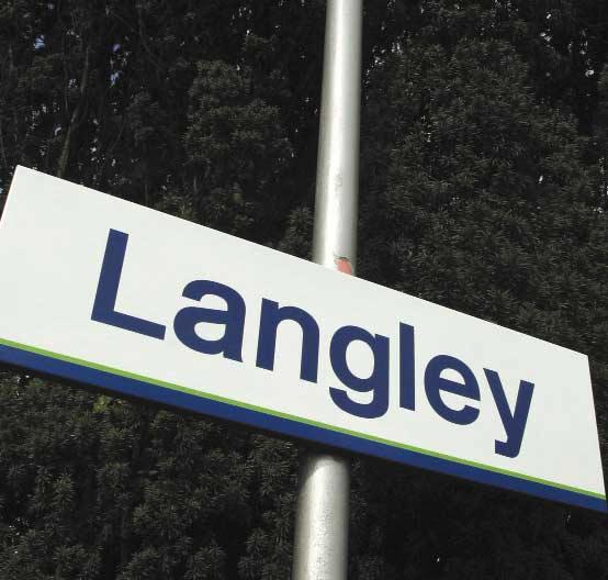 W19.0 Langley Proposed Station Improvements As part of the development of Crossrail at Langley
