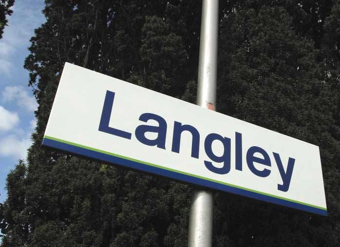 W20.0 Langley Proposed Service Improvements Crossrail would improve train services to and from Langley station by providing journey time savings and a greater variety of new destinations.