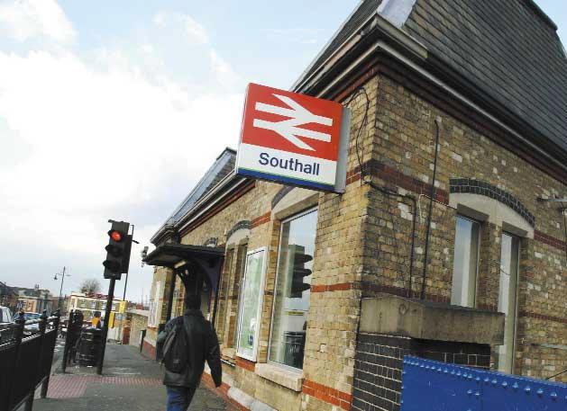 W38.1 Southall Proposed Service Improvements Crossrail would improve train services to and from Southall station by providing journey time savings and a greater variety of new destinations.