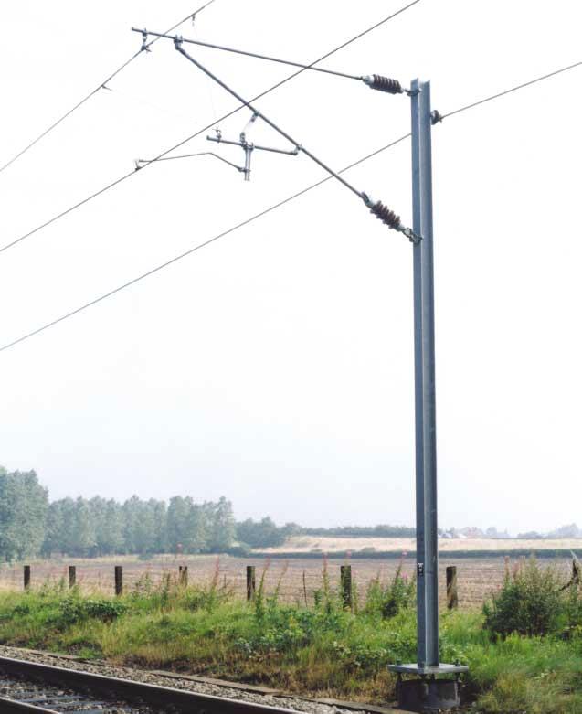 The overhead lines and their supports could be visible from areas adjoining the track, although long sections of the track are well screened by mature trees, particularly at Maidenhead.