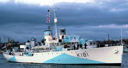 HMCS Sackville is a Canadian Corvette, the last of 122 that were built in Canada during World War II.