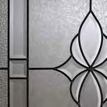 Once assembled, the panel undergoes a thorough cleaning and inspection process. This attention to detail is our assurance of quality to you. GLASS VARIATION Decorative pattern glass is handmade.