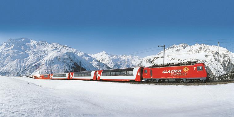 Swiss Scenic Trains and Packages Glacier Express: Between Zermatt and St.