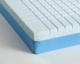 8 Gel-Kool Gel-Kool + Castellated Foam Surface The Gel-Kool mattress features a castellated support surface and is designed to balance body heat by incorporating innovative gel technology.