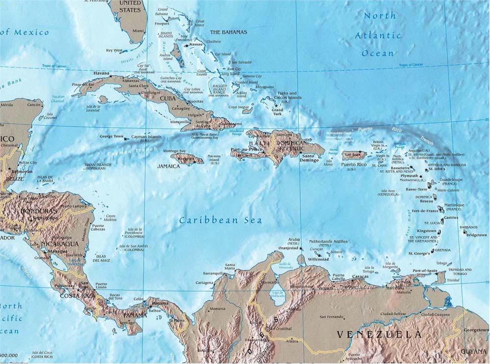 Bahamas Belize Jamaica Haiti Dominican Republic