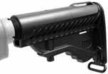 95 Available in 3 colors: Black (CS-CBS), Green (CS-CBSOD), & Tan (CS-CBSTAN) Six-position collapsible stock with rubber nonslip recoil pad and skeletonized design features a Picatinny rail and