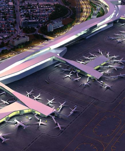 LaGuardia Airport / Central Terminal B United States The new Central Terminal B will provide world-class facilities for passengers and airlines at LaGuardia Airport.