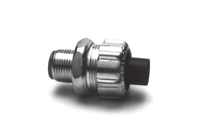 The T& ullet liquidtight fitting and NMT nonmetallic conduit are suited for OEM applications as in the machine tool industry where environments include continuous motion, vibration, and exposure to