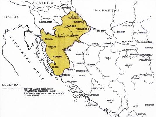 12 13 Monarchist Yugoslavia While Italian troops were occupying Croatian coastal areas in 1918, following the secret London agreement of 1915, Croatian political life was undergoing a process that