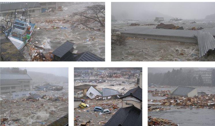 [Onagawa-town] March/11/2011 Tsunami Attacked Earthquake March/11, 14:46 Tsunami attack