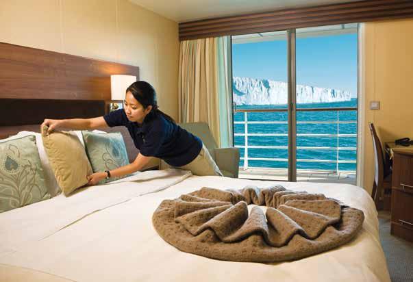 Go Comfortably, Aboard National Geographic Explorer The hotel manager and head chef are integral to every expedition as important to the intricate calculus of