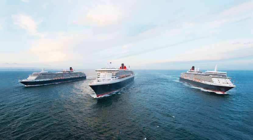 INTRODUCTION. From November 2019 to June 2020, the Cunard leet will travel over 149,572 nautical miles visiting incredible places across the globe.