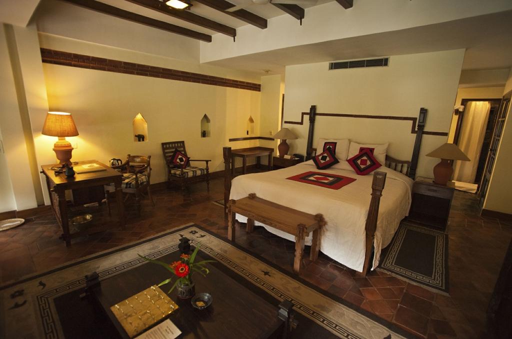 The hotel has 25 rooms spread throughout two traditionally designed Nepalese wings, the Old and New Wing. All rooms come with Wi-Fi, TVs and premium bathrobes.