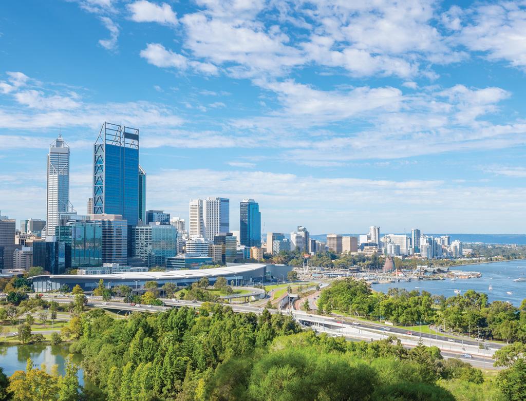 The Destination: Perth Beautiful Perth offers the very best of both worlds. Enjoy breathtaking beaches and the stunning natural beauty of the city and its surrounds.