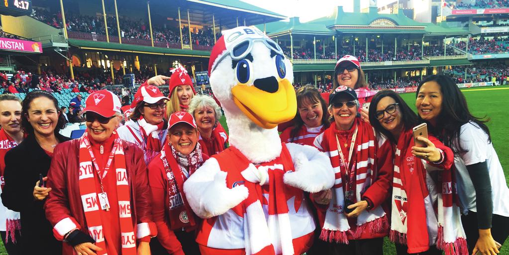 OUR VISION The Sydney Swans have long been community leaders in celebrating diversity and using the power of football to create a sense of belonging.