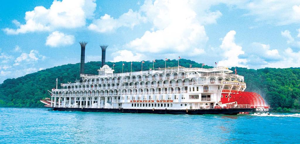 Enjoy luxurious travel aboard the American Queen. From the glistening woodwork, fresh flowers and antiques, you ll experience the opulence of the American Victorian era.