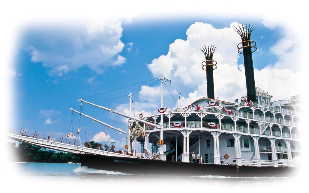 The American Queen Steamboat Distinctions The only authentic overnight paddlewheel steamboat in America. The acclaimed cuisine of famed American chef Regina Charboneau.