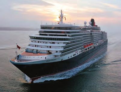 Your elegant retreat on the high seas Welcome to the third Cunard ship named Queen Elizabeth.