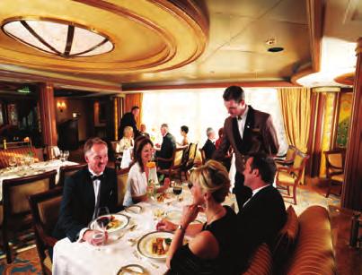 Privacy and intimacy live side by side with the sense of occasion you might expect of a Cunard cruise. The Queens Room is an excellent example.
