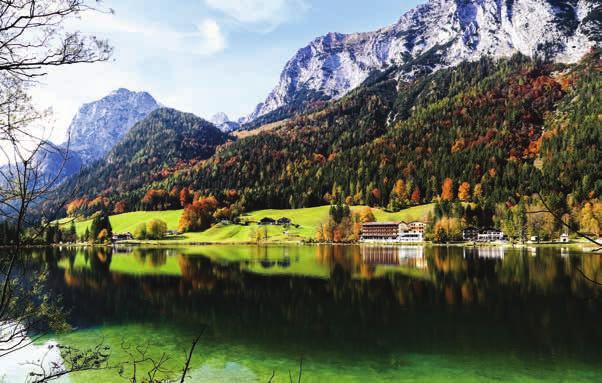 BERCHTESGADEN NATIONAL PARK, GERMANY / ALAMY STOCK ACCOMMODATIONS DAY 12: BERCHTESGADEN October 17, 2018 On the final day of touring, guests take in the spectacular views from Hitler s Eagle
