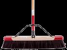Brooms, Brushes & Mops Brooms Fine Sweep Fine Sweep Push Broom Great For Dust, Sawdust & Light Dirt On Smooth Surfaces 42001 42002H H2318 H2324H Width Thickness Finish Features Brand 42001 18 3 Black