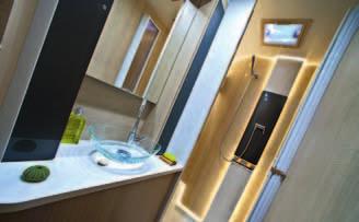 The Ergo washroom design maximises the space that is available giving you