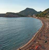 On Montenegro s seaside, a 293 km long, there are numerous sandy and pebbly beaches 117 in total, 73 km in length, of which sandy beaches make up 33 km.