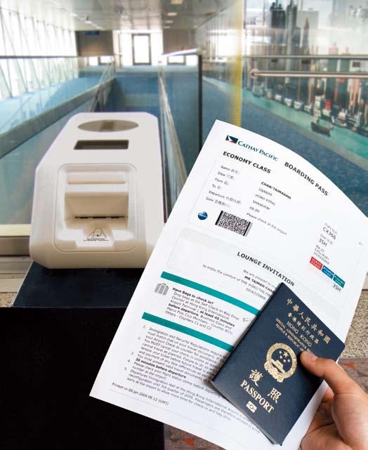 Mobile Check-In service, and an option to print boarding passes at home or in the office.